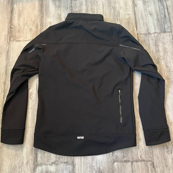 Moosejaw Men's Softshell Jacket with Stowaway Hood, Black, Medium - Picture 14 of 15